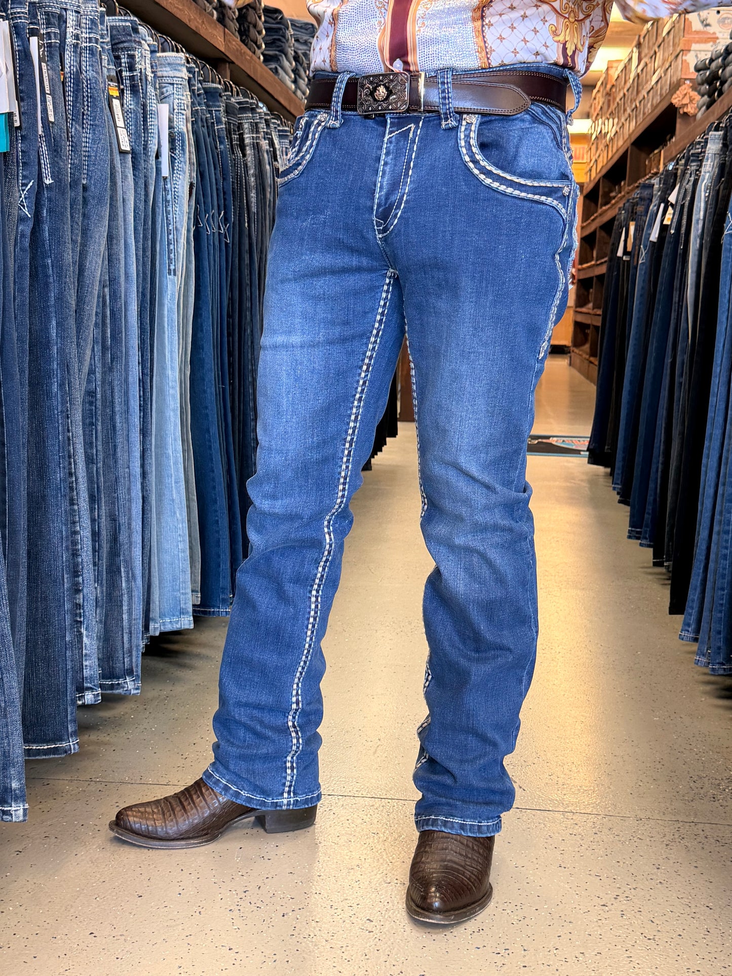 Men jeans blue