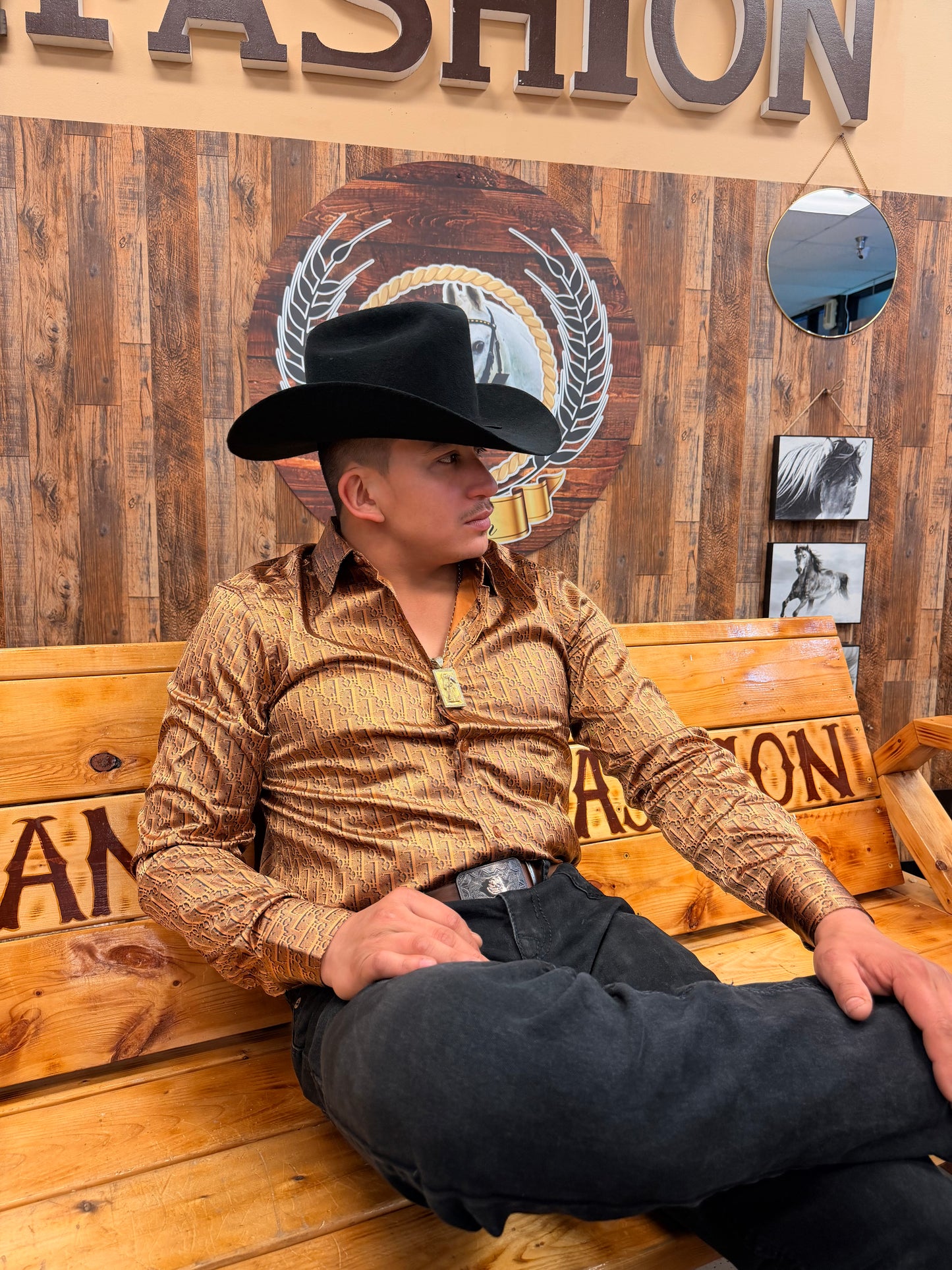 Men western shirt
