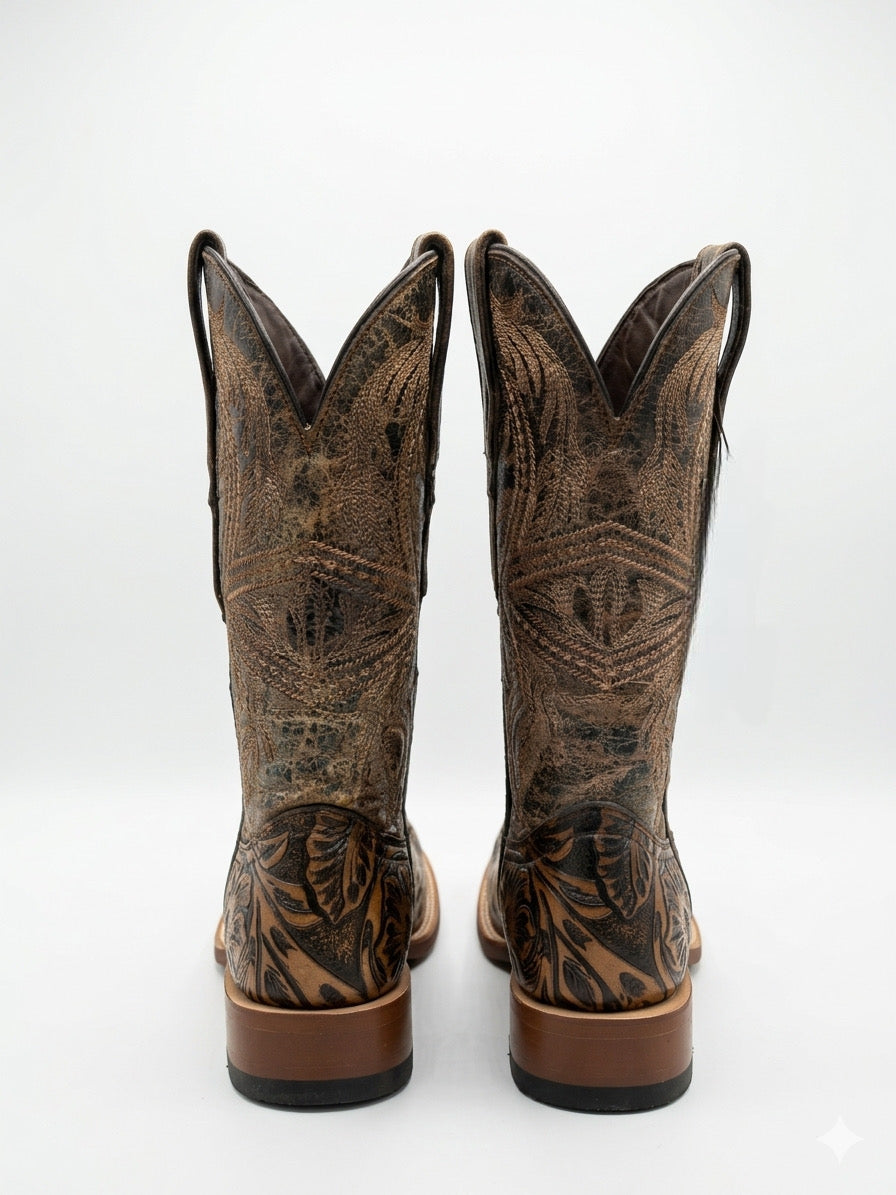 Men print cincelada boots brown