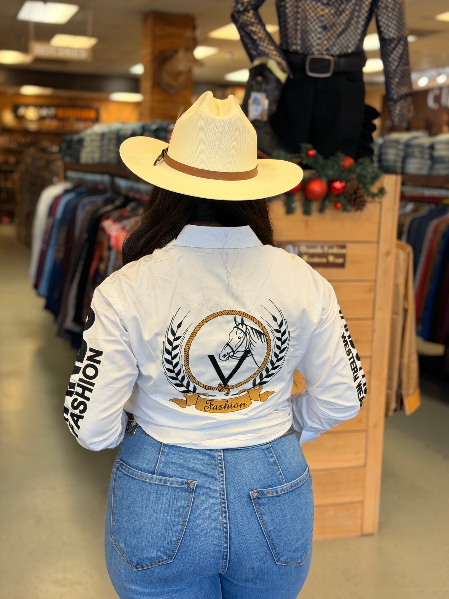 Womens OV Fashion White W/Black