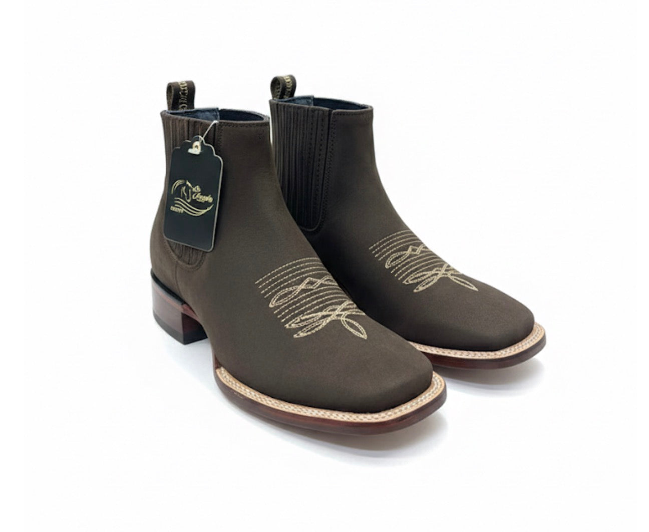 Men botín Nobuck brown