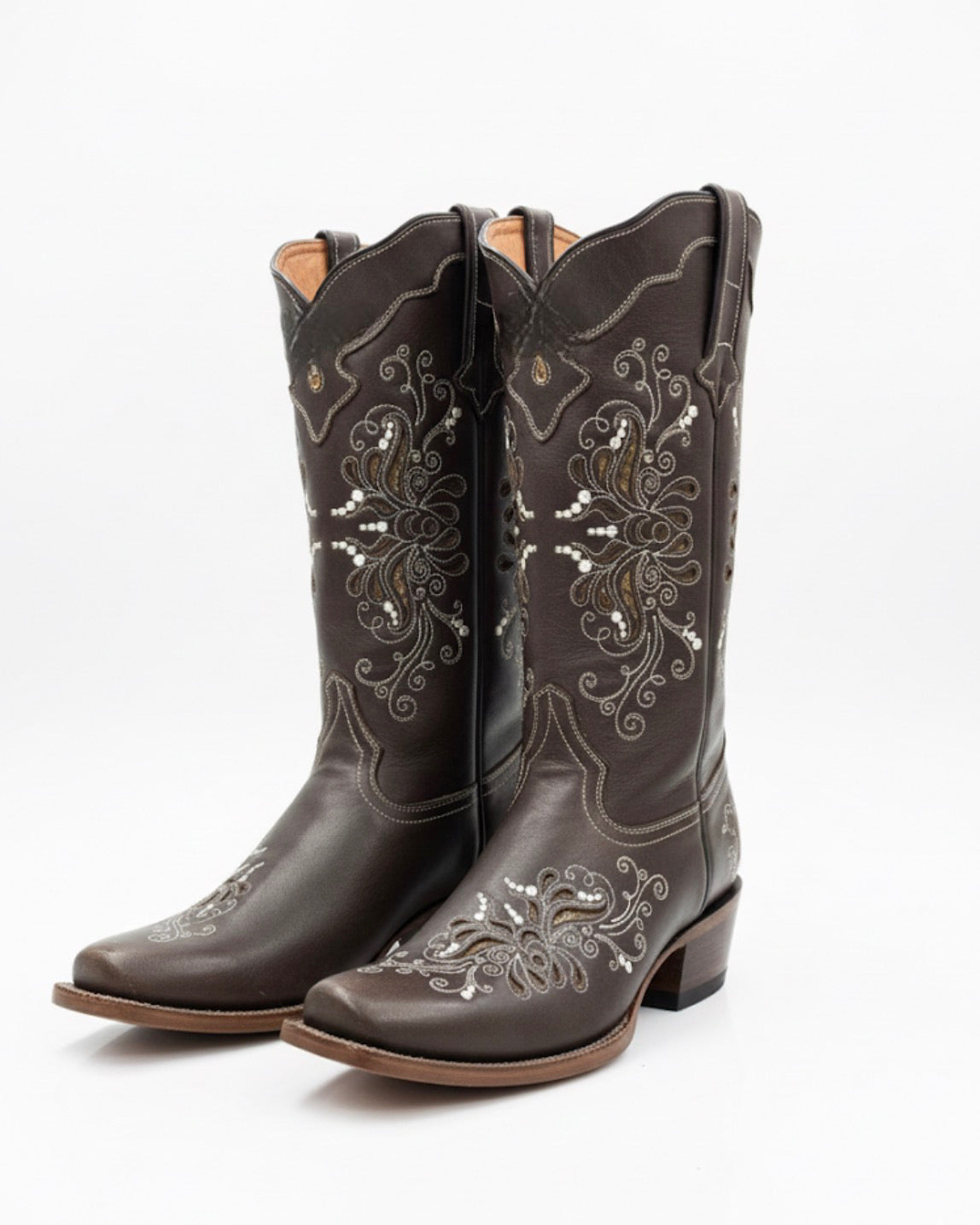 Women boots Pasadena Choco W/Shimmer Brown Butterfly