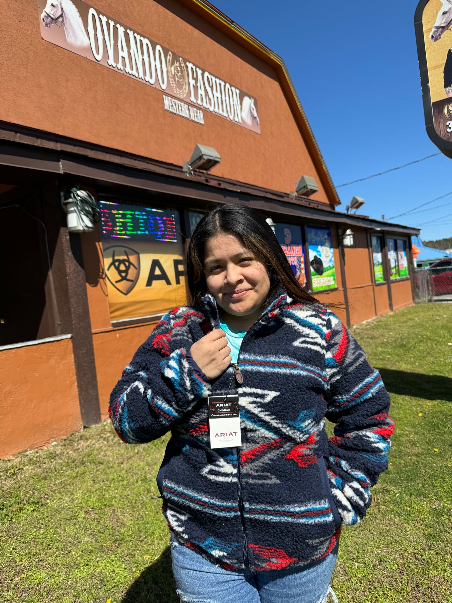 Women’s Ariat Chimayo JCD Sherpa Fleece Chimayo Jacket