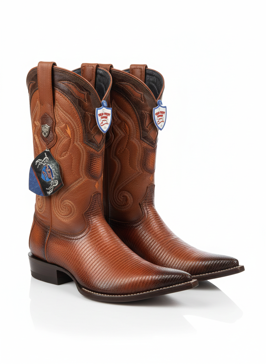 Men boots Faded Coñac