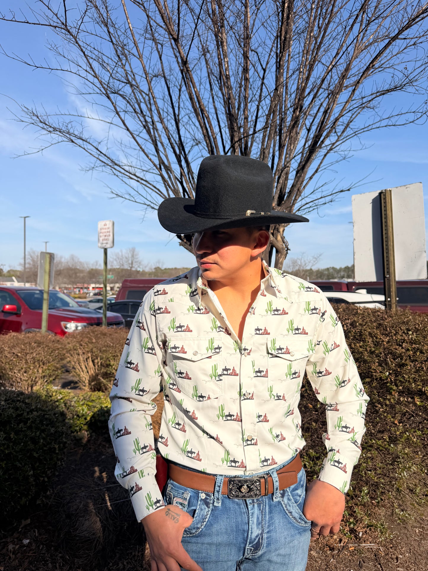 Me western shirt beige