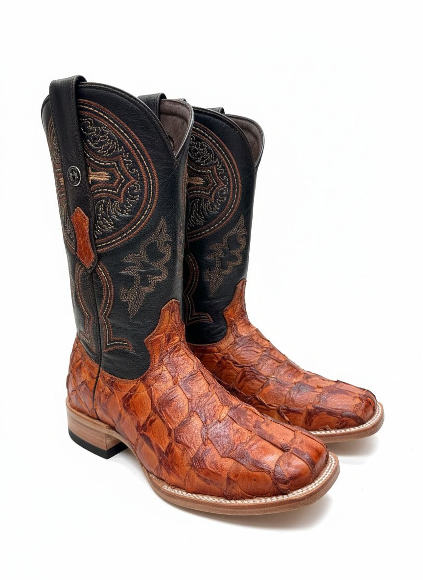 Men western boots rodeo