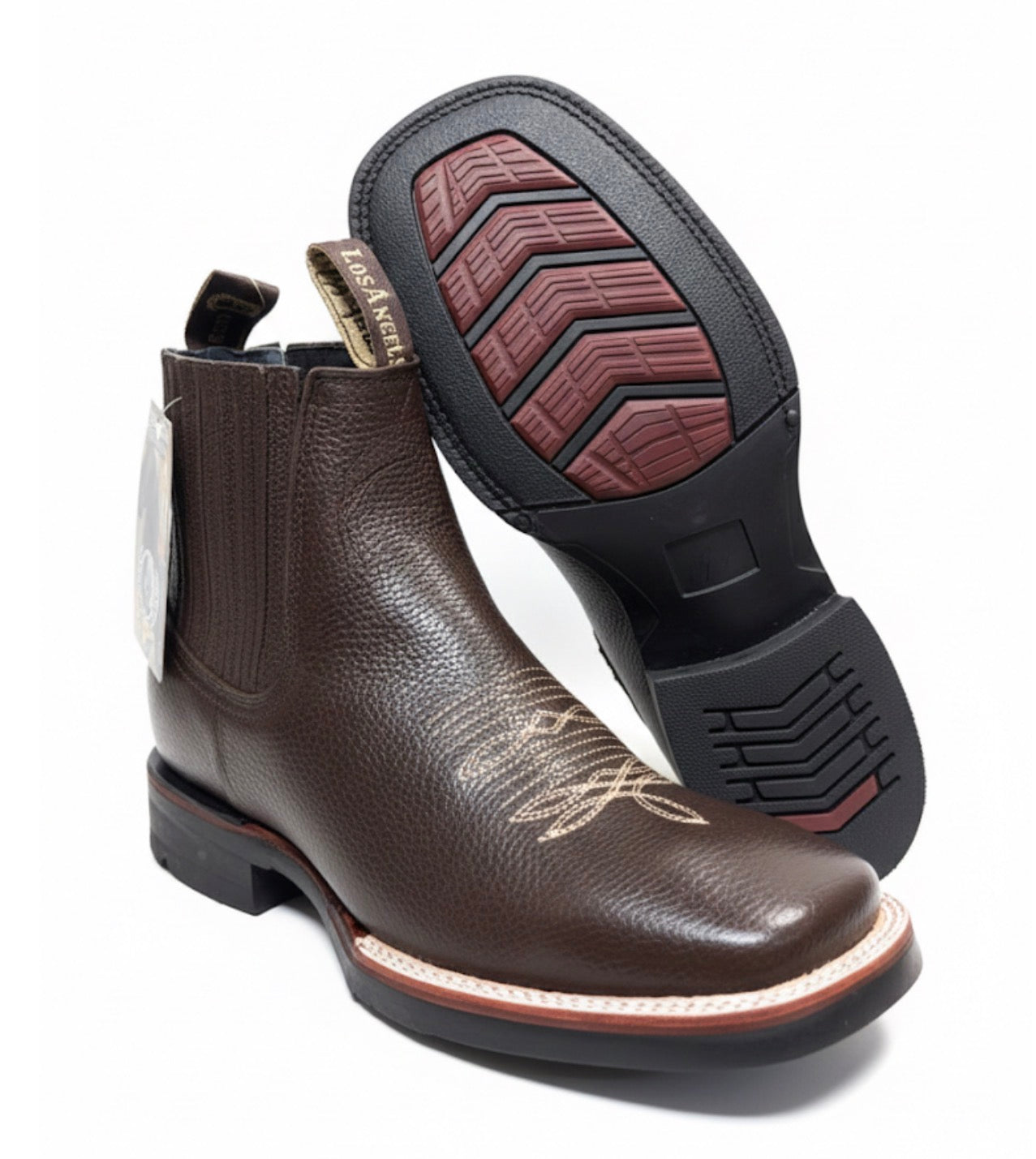 Men botín Grisly Brown