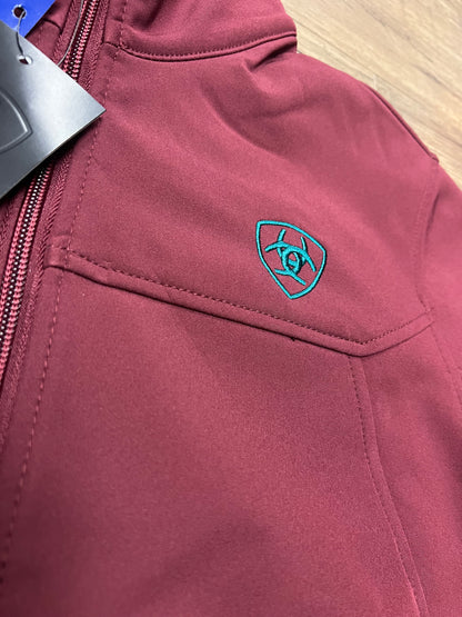 Women’s New Team Tawny Port/Baja Softshell Water Resistant Jacket