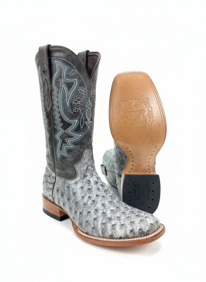 Men western boots Rodeo Grey