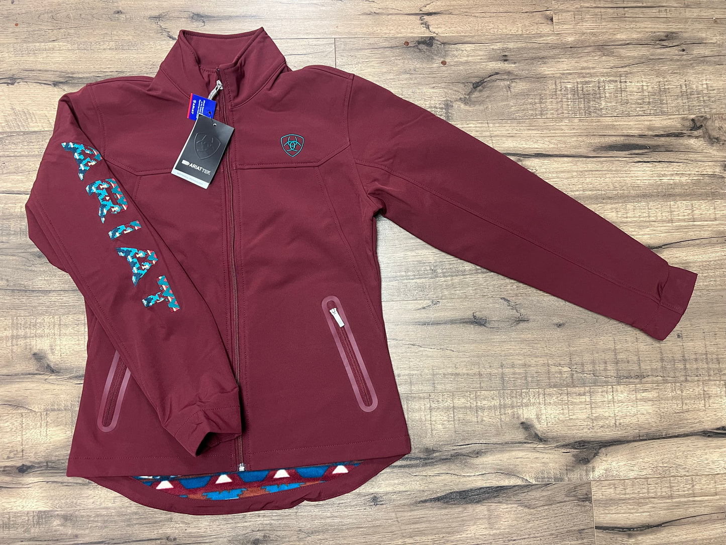 Women’s New Team Tawny Port/Baja Softshell Water Resistant Jacket