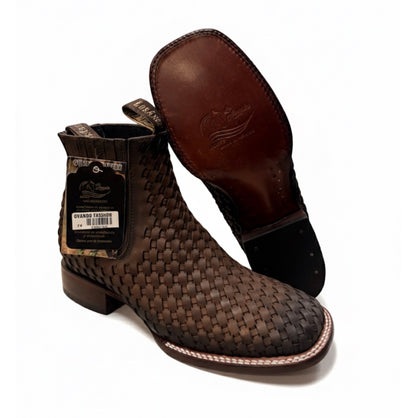 Men botines Brown petatillo