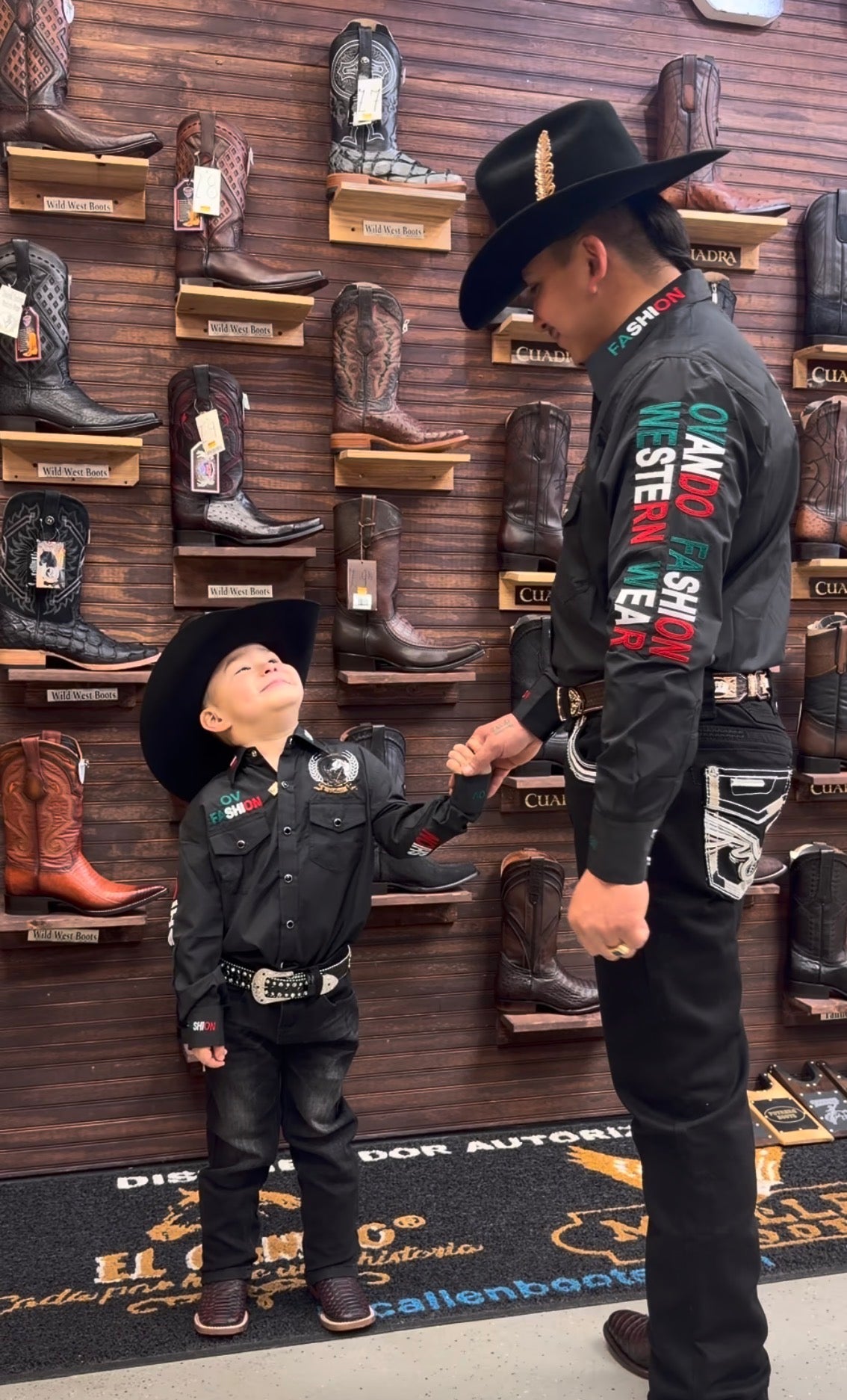 Kids OV Fashion Black w/Mexico Color Letters