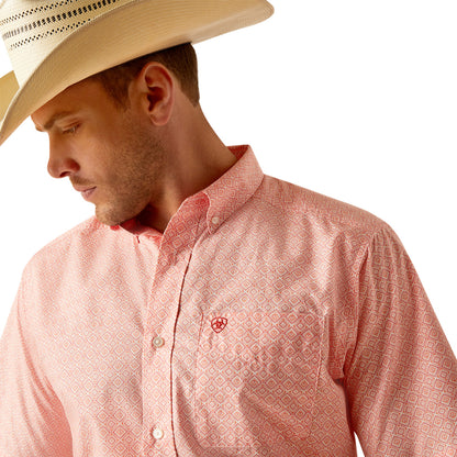 Ariat Kamden Classic Fit Coral Shirt