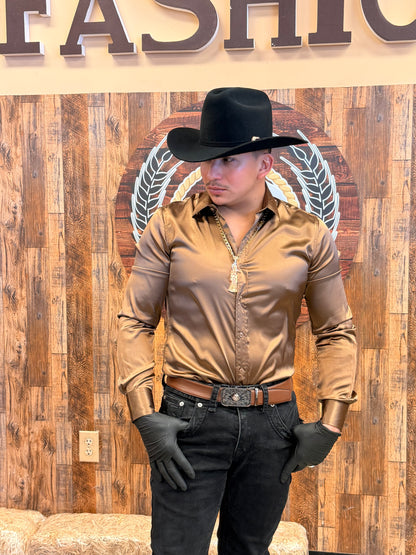 Men shirt Brown