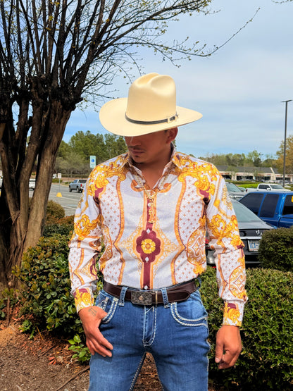 Men western shirts white
