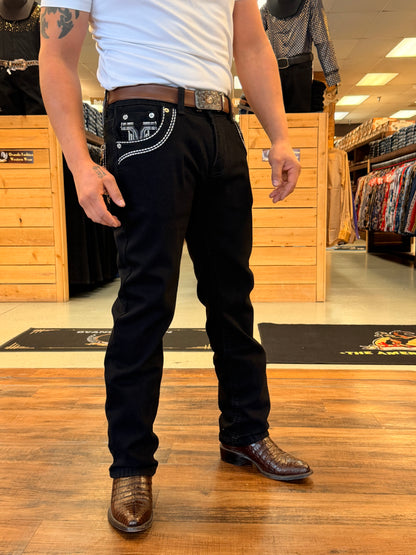 Men western black Jeans