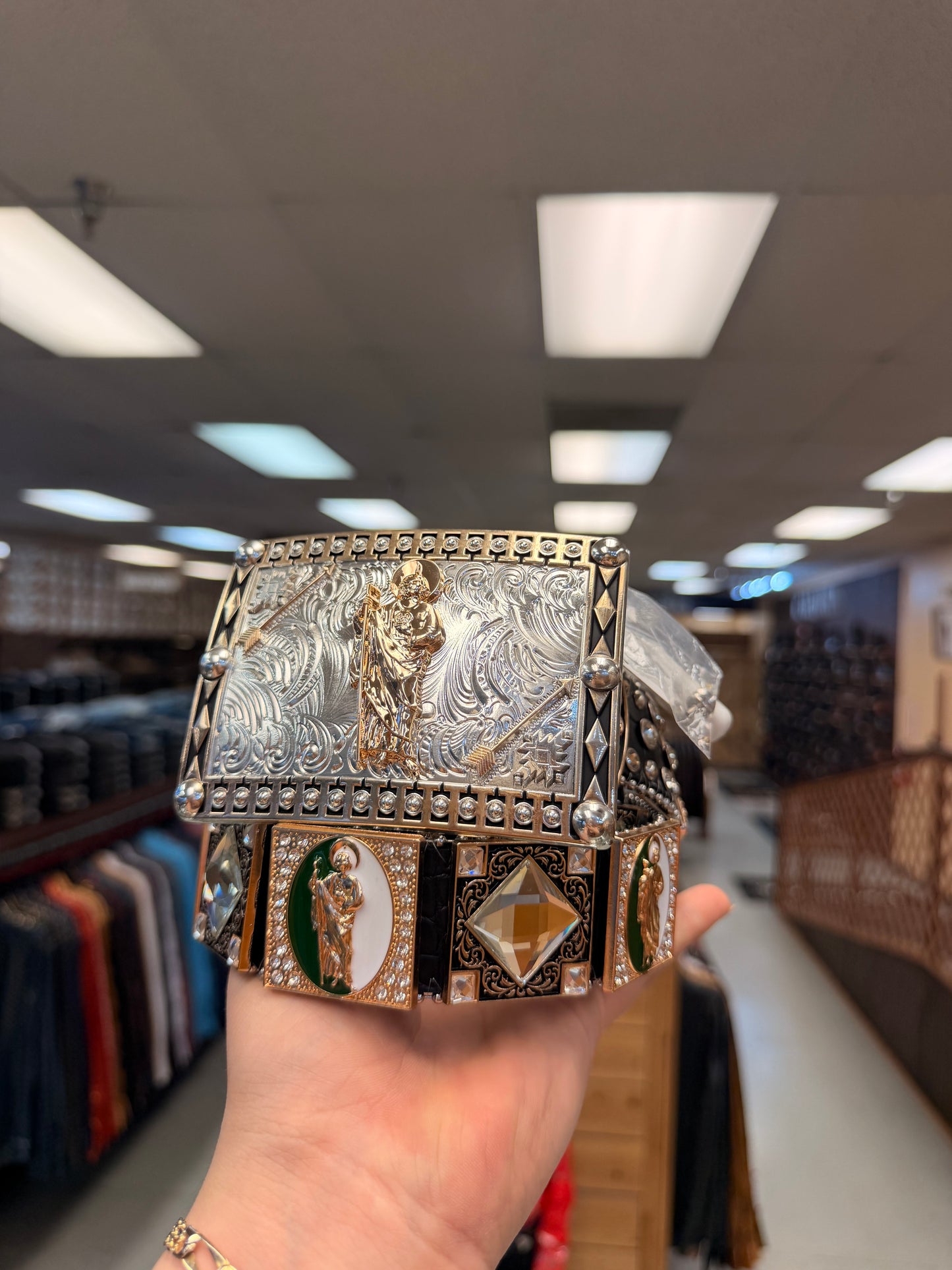 Men western belts San Judas