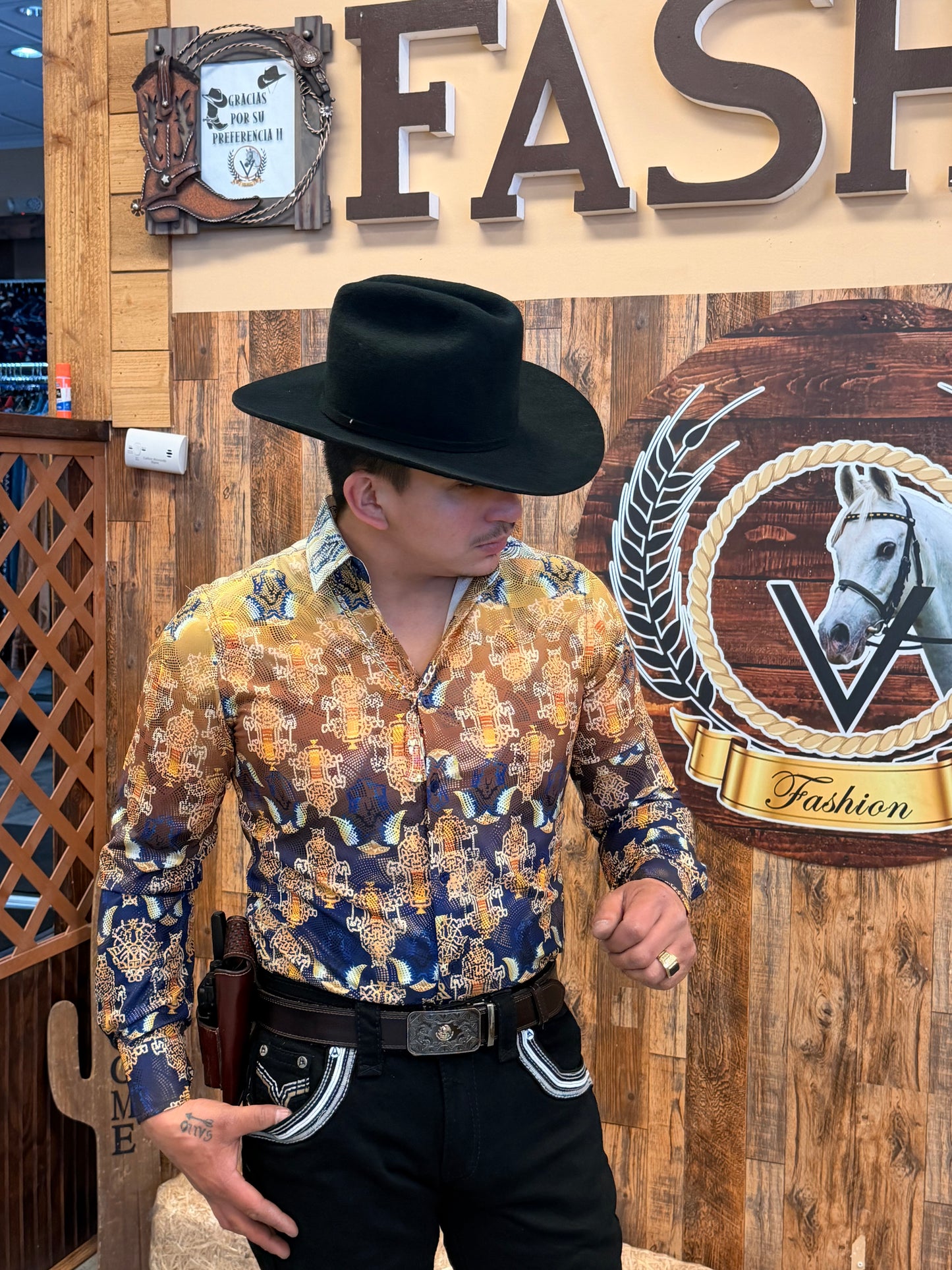 Men western shirt