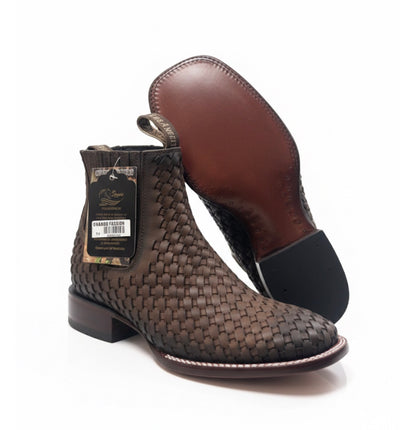 Men botines Brown petatillo