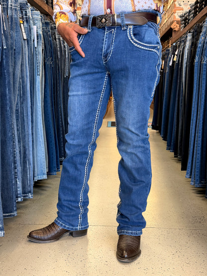 Men jeans blue