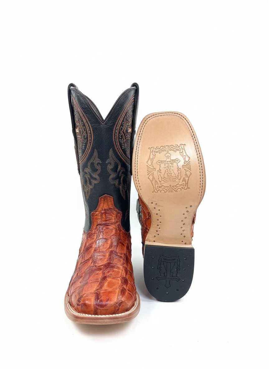 Men western boots rodeo