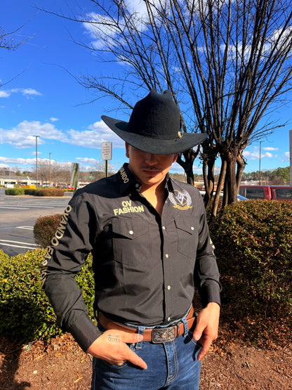 Moda OV Hombre Negro con Oro