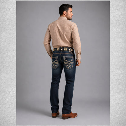 Men’s western Jeans dark blue