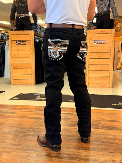 Men western black Jeans