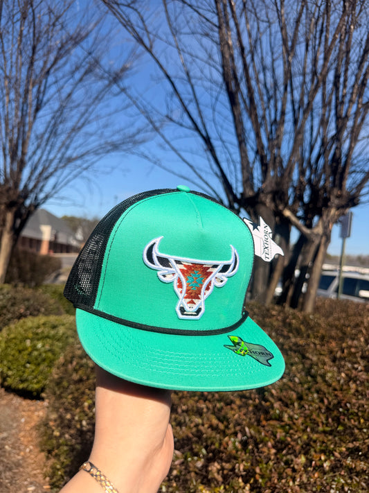 Men cap turquoise