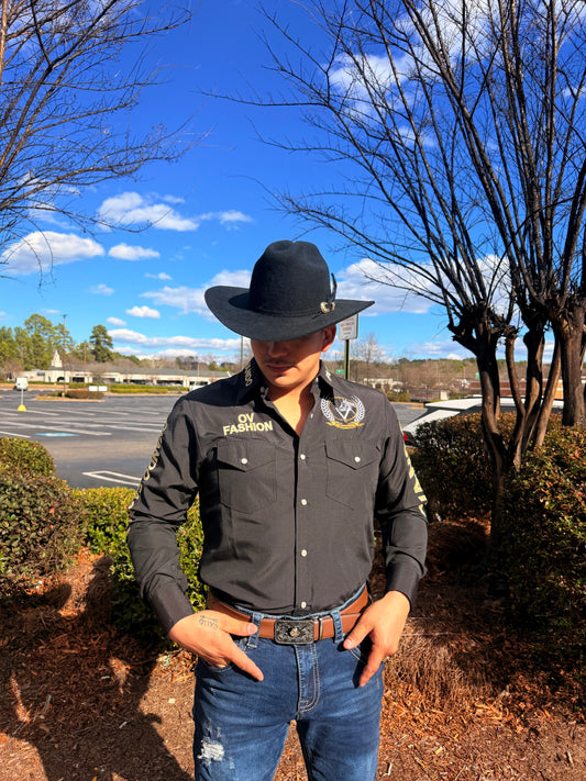 Mens OV Fashion Black w/Gold