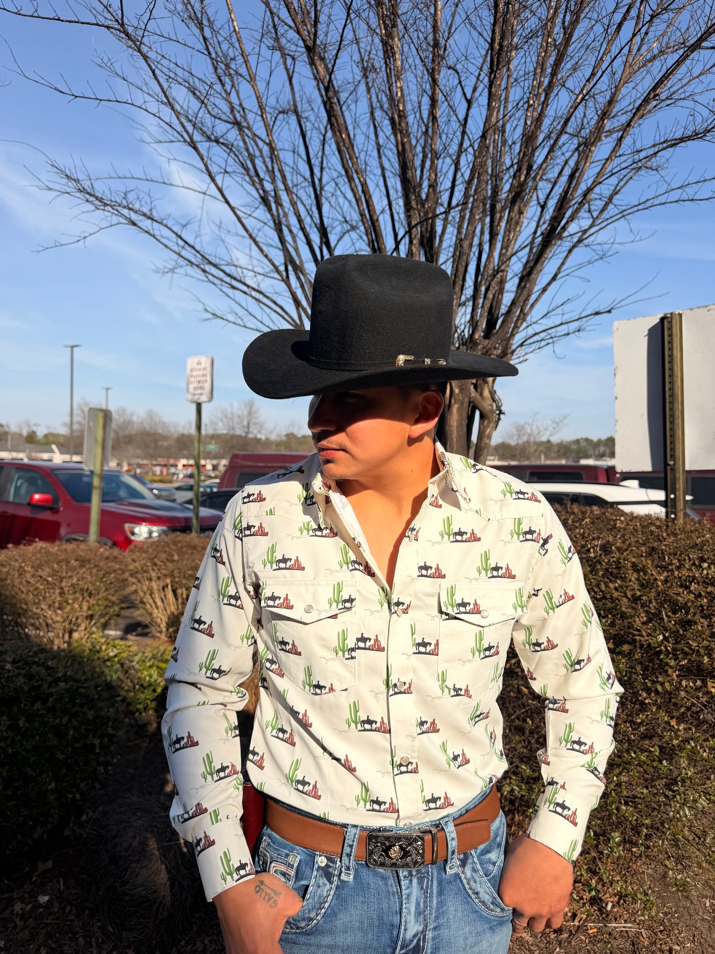 Me western shirt beige