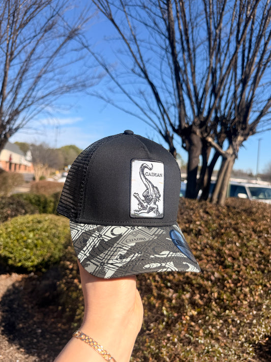 Men cuadra Cap Black