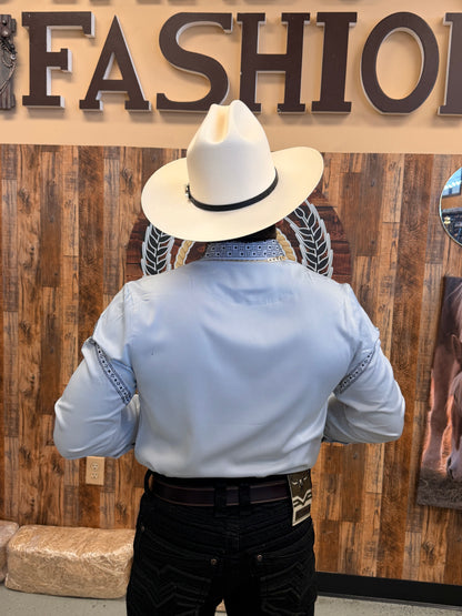 Men western shirt grey