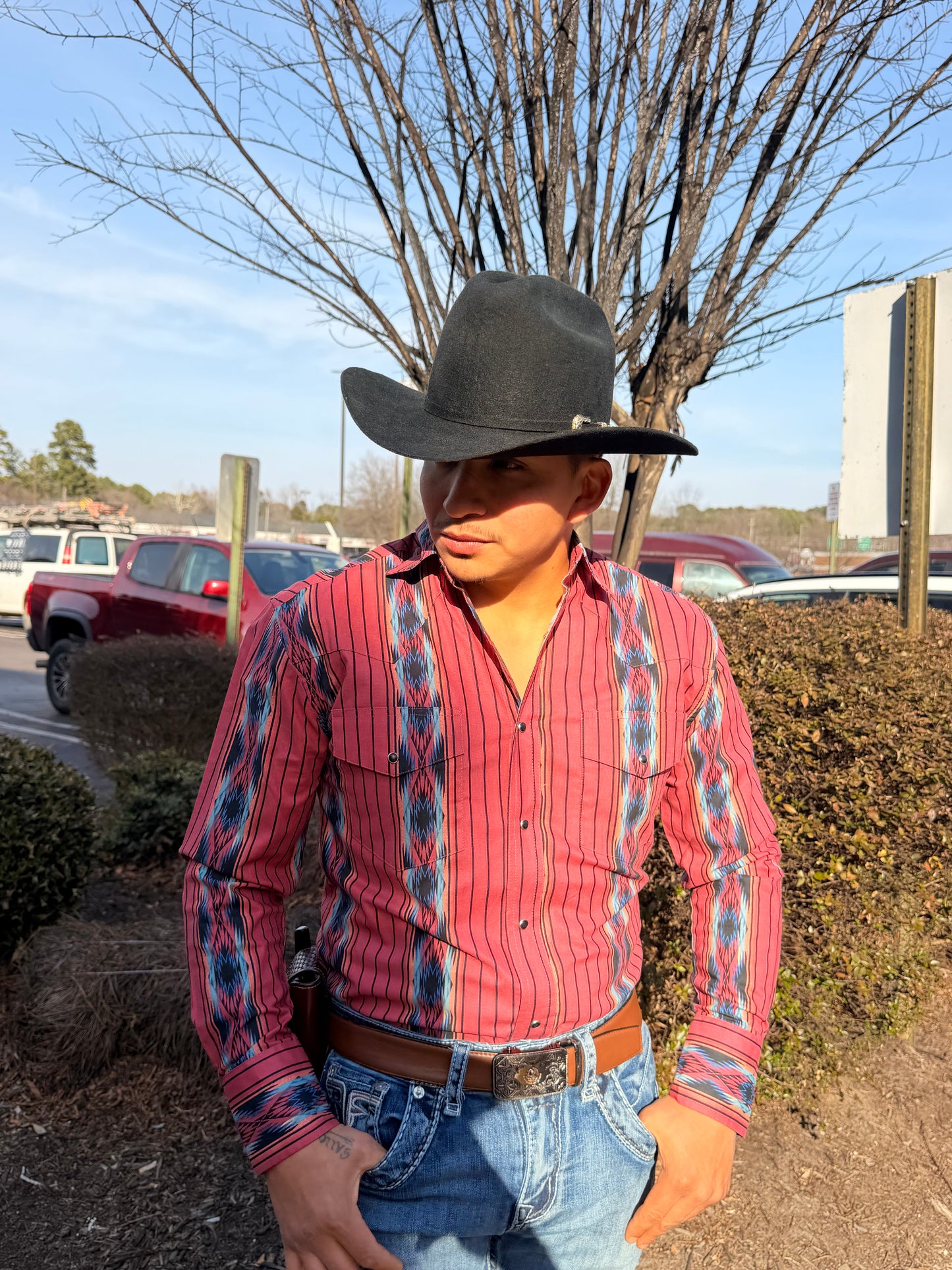 Men shirt Red