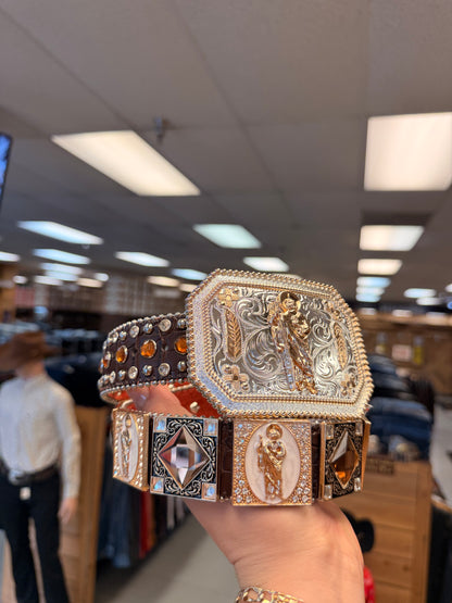 Men western belts San Judas