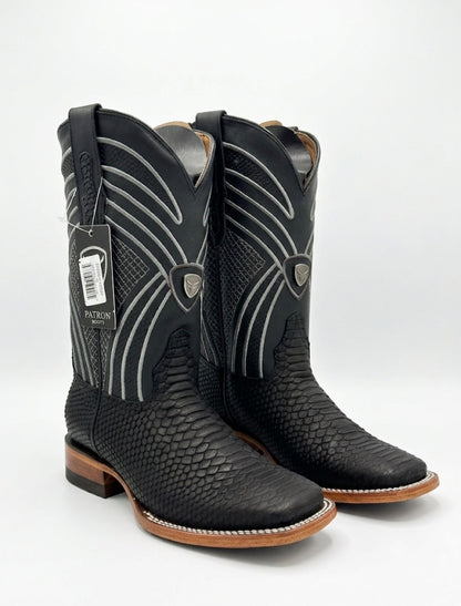 Men’s boots Python black mate