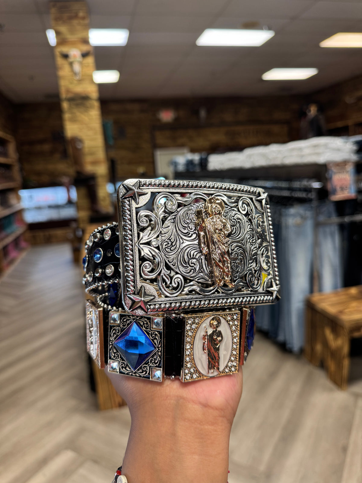 Unisex Western Leather Belts-Buckle Optional