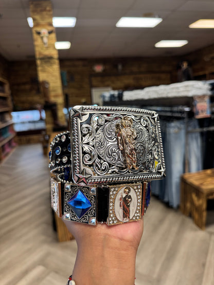 Unisex Western Leather Belts-Buckle Optional