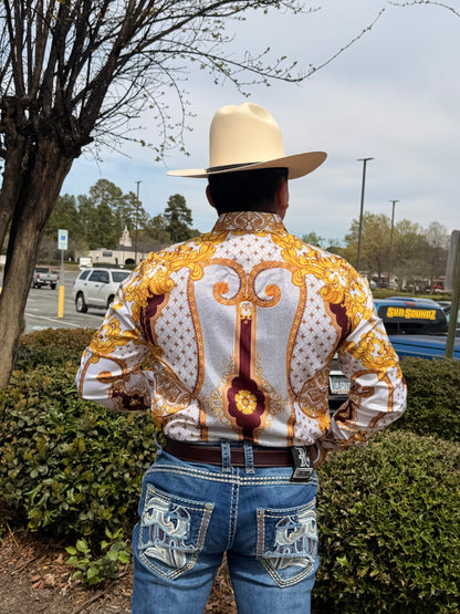 Men western shirts white