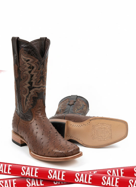 Men boots brown rodeo