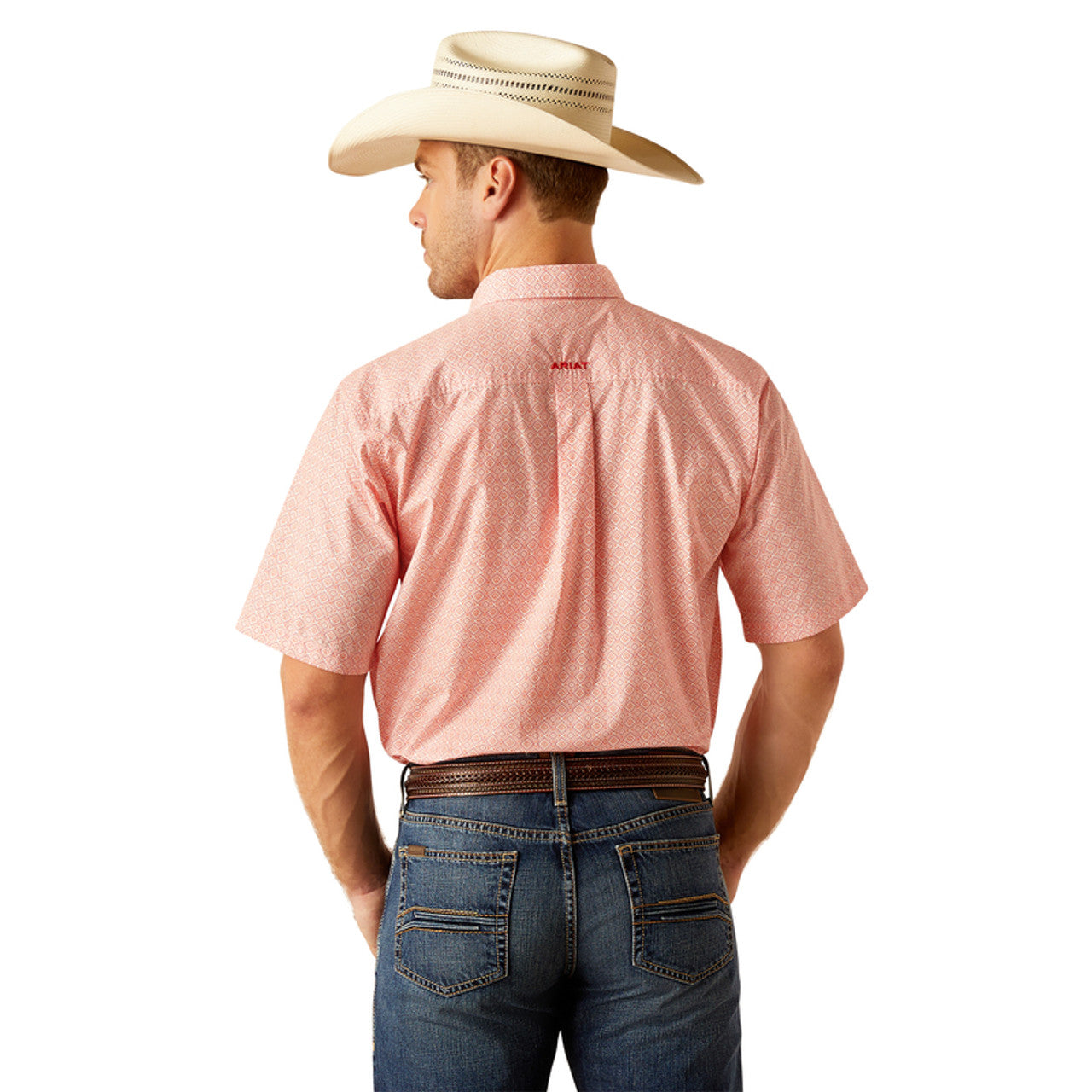 Ariat Kamden Classic Fit Coral Shirt