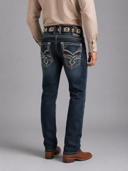 Men’s western Jeans dark blue