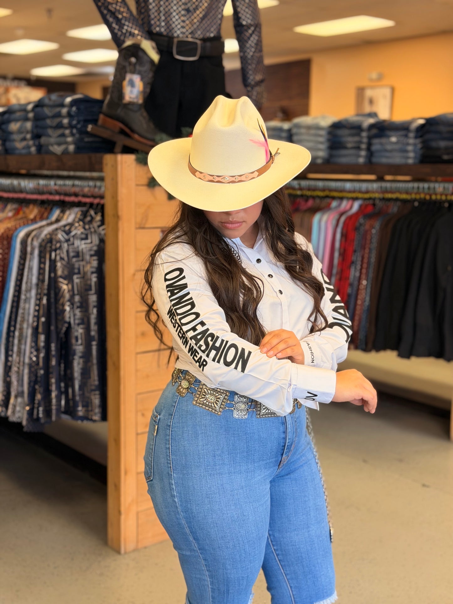 Womens OV Fashion White W/Black