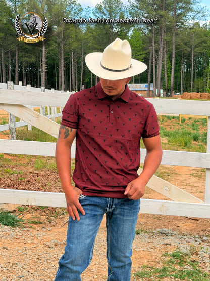Men polo T -shirt Vino