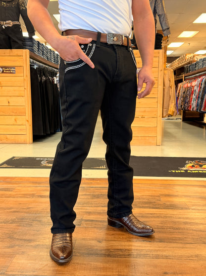 Men western black Jeans