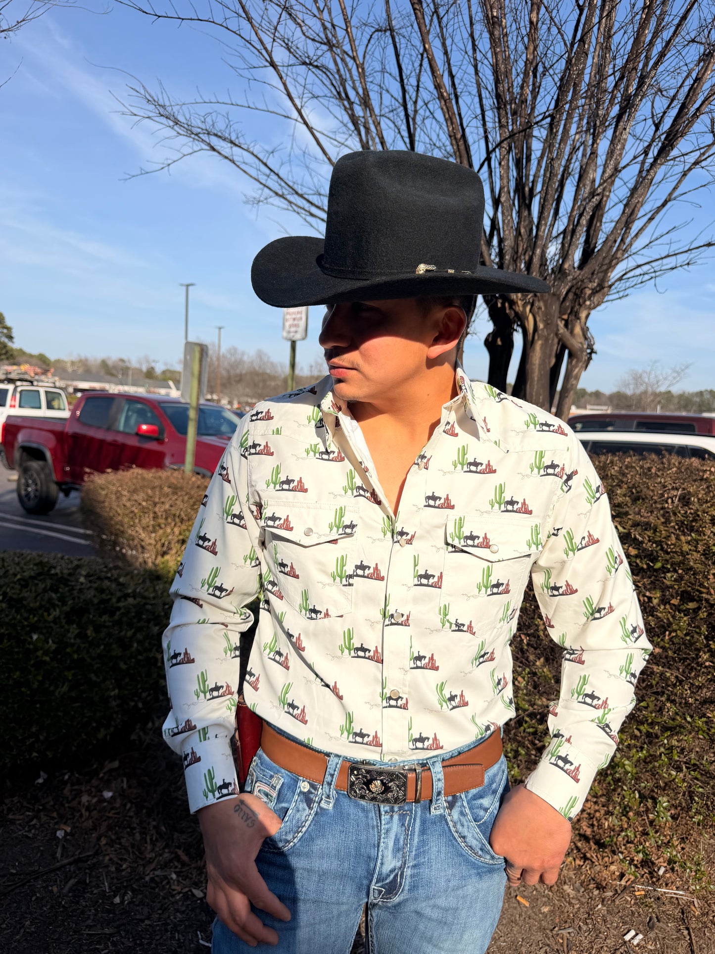 Me western shirt beige
