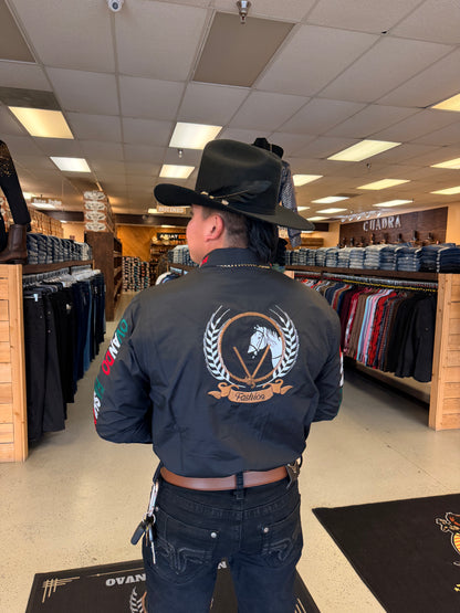 Mens OV Fashion Black w/Mexico Color Letters