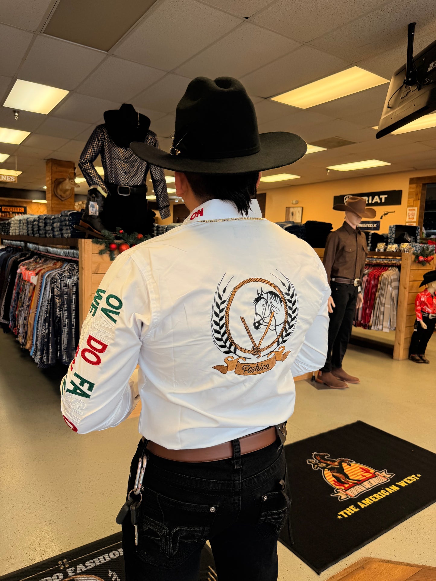 Hombre OV Moda Blanco con Letras de Color México