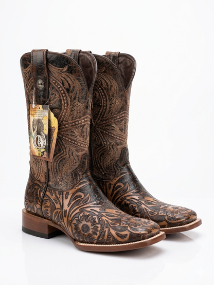 Men print cincelada boots brown