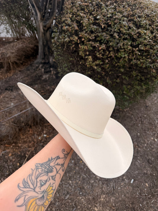 Men Straw hat Rodeo Tombstone